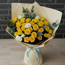 Букет цветов из:  Розы в Ягодное