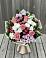 Букет цветов из: Альстромерии, Гвоздики, Розы и Хризантемы в Ягодное