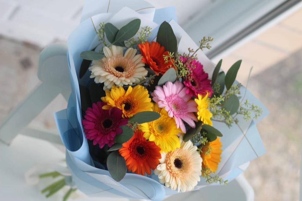 Букет цветов из: Герберы в Ягодное