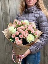 Букет цветов из:  Розы в Ягодное