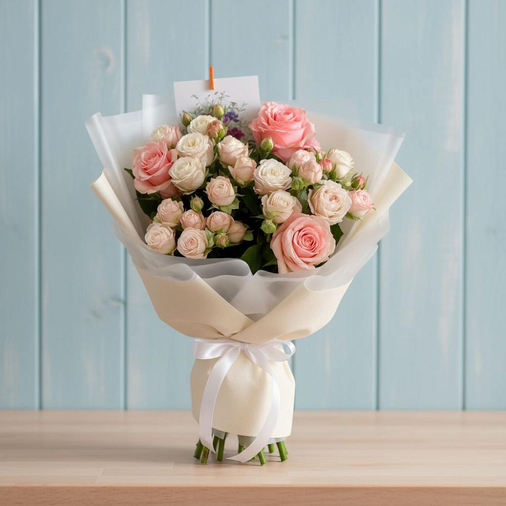 Букет цветов из: Розы в Ягодное