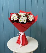 Букет цветов из:  Хризантемы #REPLACE_PRED# Ягодное