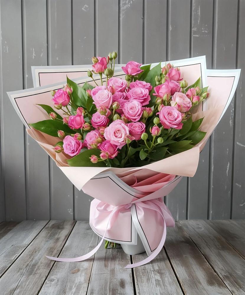 Букет Розовый кустик в Ягодное