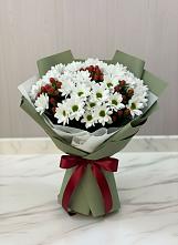 Букет цветов из:  Хризантемы #REPLACE_PRED# Ягодное