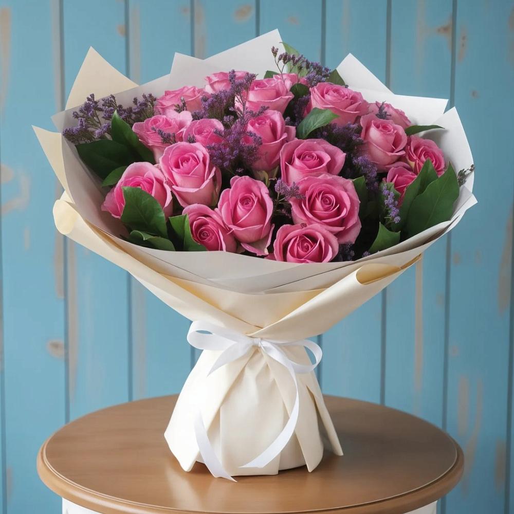 Букет цветов из: Розы в Ягодное